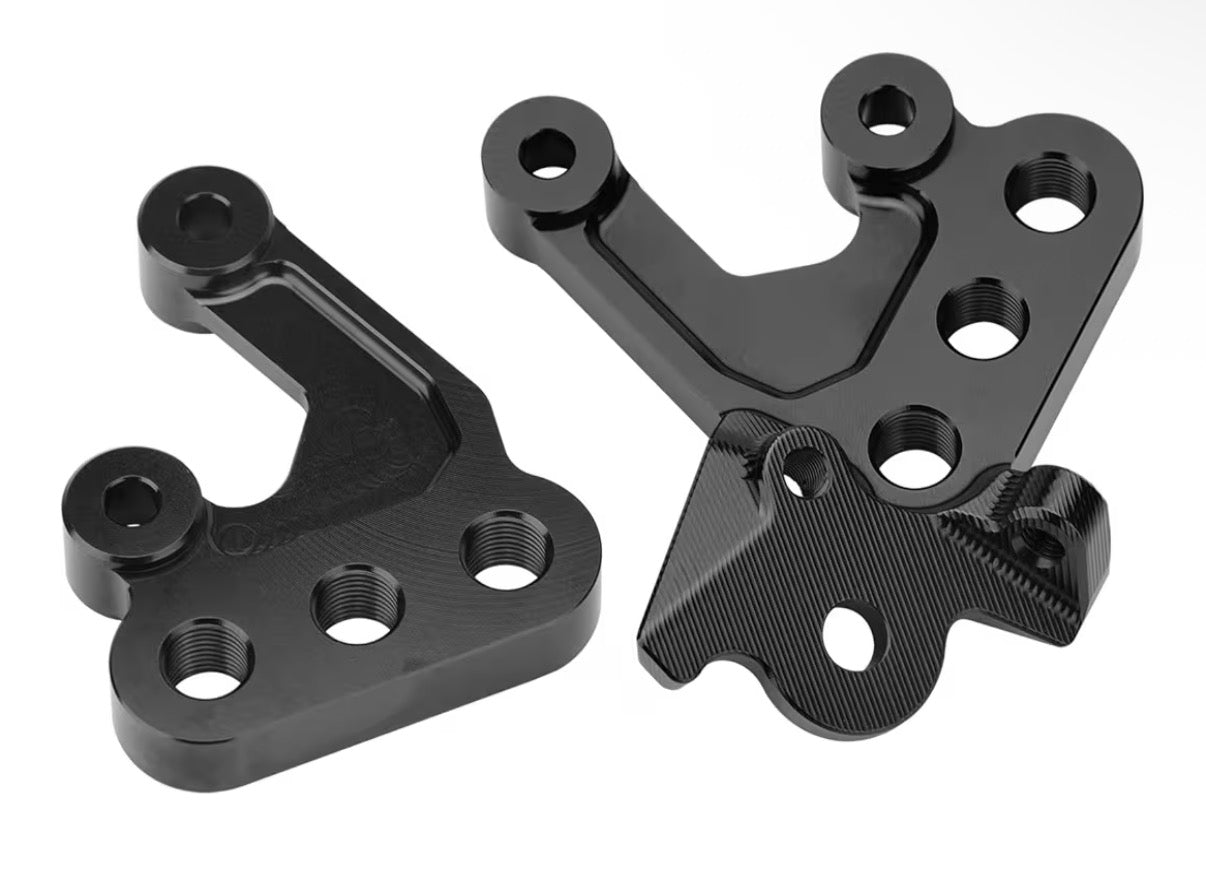 Amp Supply Black Surron/Eride peg brackets